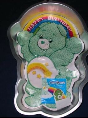 Care Bears Wilton “Happy Birthday” Cake Pan with Rainbow Accent & directions